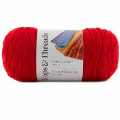 12 Pack: Soft Classic™ Solid Yarn by Loops & Threads®