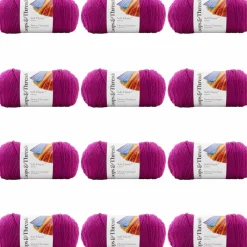 12 Pack: Soft Classic™ Solid Yarn by Loops & Threads®