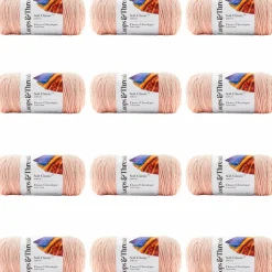 12 Pack: Soft Classic™ Solid Yarn by Loops & Threads®