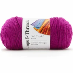 12 Pack: Soft Classic™ Solid Yarn by Loops & Threads®