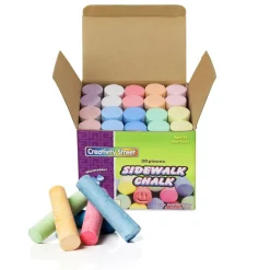 4 Packs: 6 Packs 20 ct. (480 total) Creativity Street® Multicolor Sidewalk Chalk