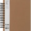 6 Pack: Spiral Kraft Chipboard Journal by Recollections®