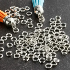 12 Pack: Split Rings, 6mm by Bead Landing™