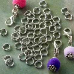 12 Pack: Split Rings, 6mm by Bead Landing™