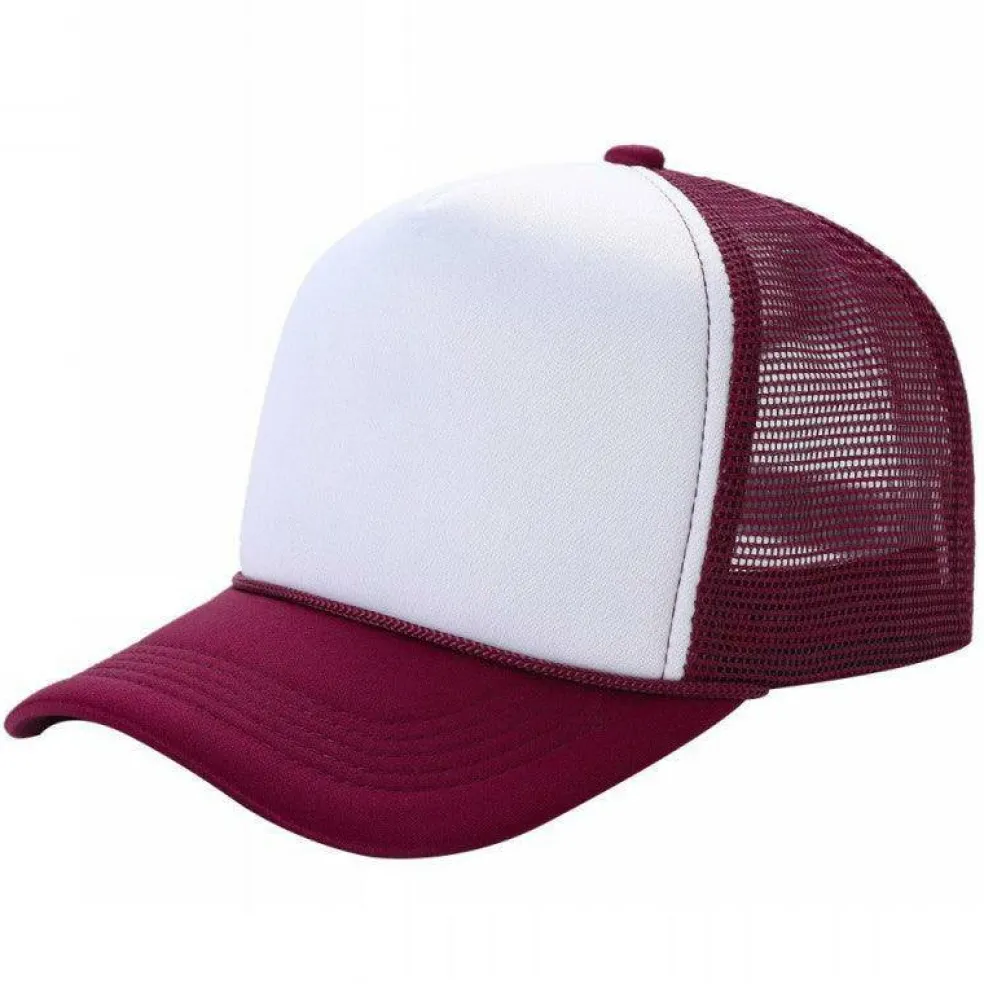 12 Pack Sponge Foam Trucker Mesh Cap Snapback Hat Free Shipping