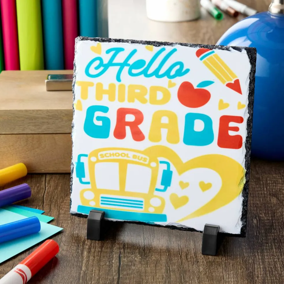 12 Pack: 6" Square Slate Sublimation Blank by Make Market®