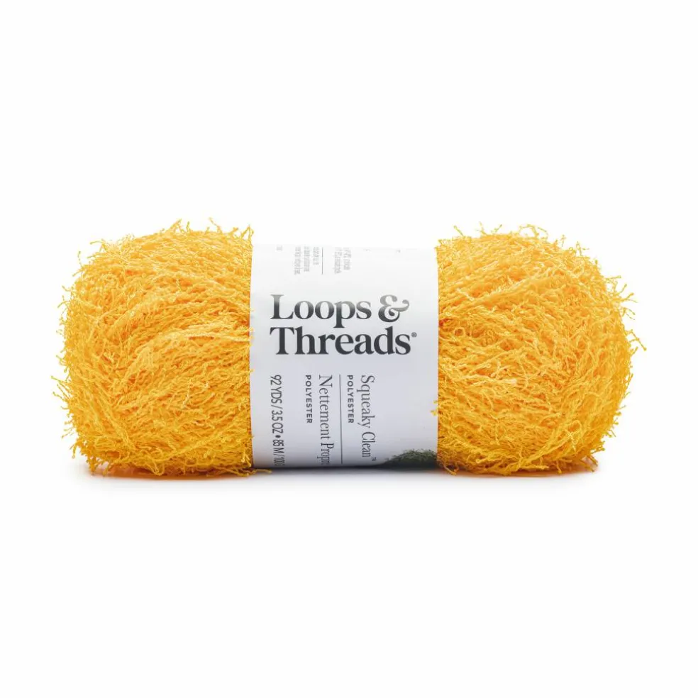 15 Pack: Squeaky Clean™ Solid Yarn by Loops & Threads®