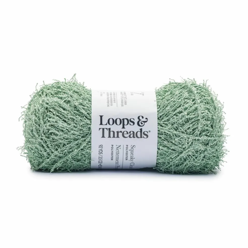 15 Pack: Squeaky Clean™ Solid Yarn by Loops & Threads®