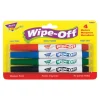 4-Pack Standard Colors Wipe-Off® Markers