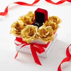 50 Pack Stemless Artificial Silk Roses