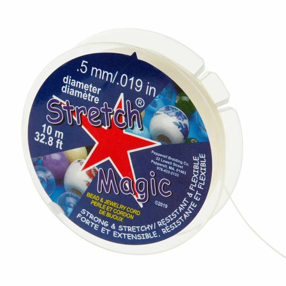 12 Pack: Stretch Magic® 0.5mm Pearl Bead & Jewelry Cord