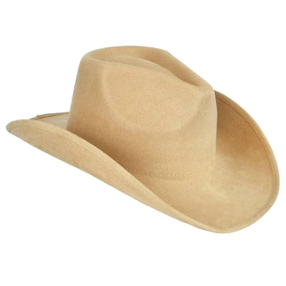 6 Pack: Suede Cowboy Hat by Make Market®