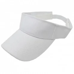 12 Pack Sun Visor Adjustable Cap Hat Athletic Wear - One Dozen