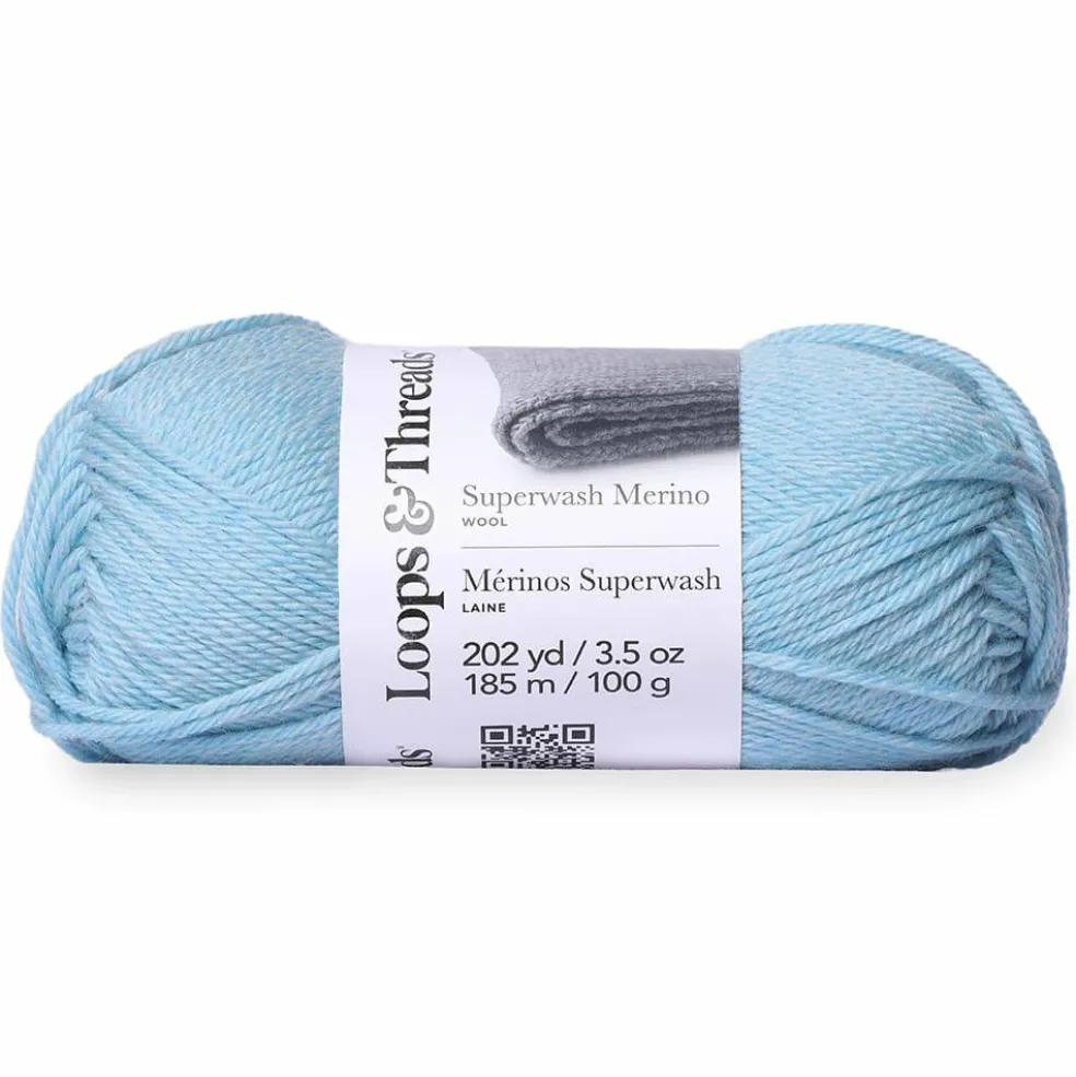 8 Pack: Superwash Merino Yarn by Loops & Threads®