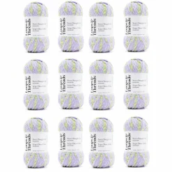 12 Pack: Sweet Snuggles Lite Blossom™ Yarn by Loops & Threads