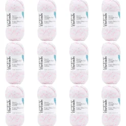 12 Pack: Sweet Snuggles Lite™ Variegated Striped Yarn by Loops & Threads®