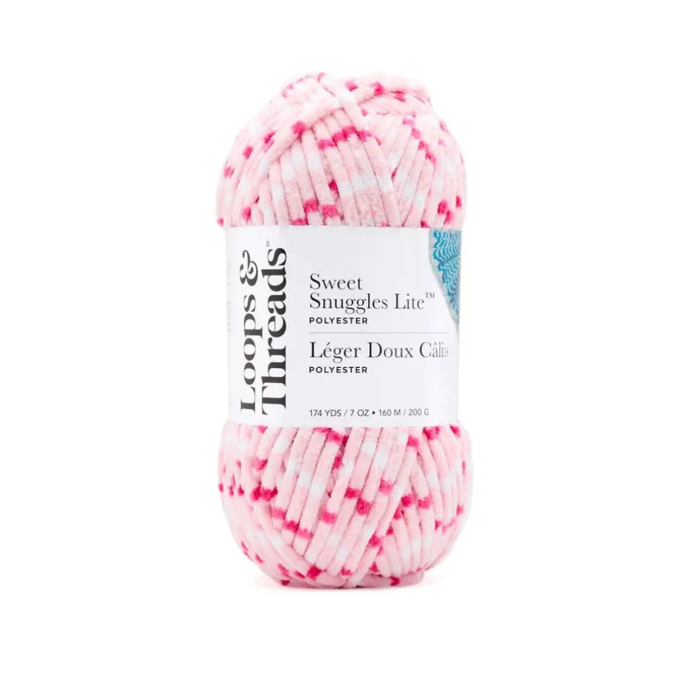 12 Pack: Sweet Snuggles Lite™ Variegated Striped Yarn by Loops & Threads®