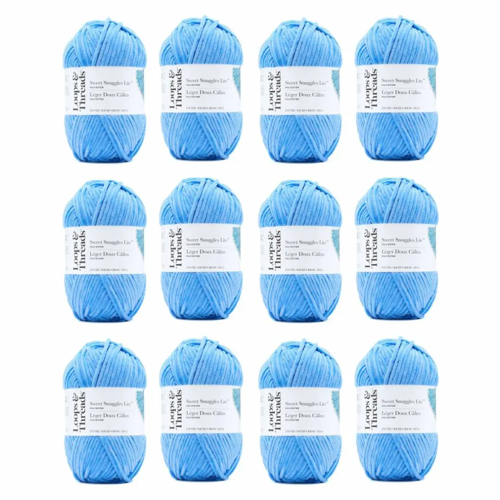 12 Pack: Sweet Snuggles™ Lite Yarn by Loops & Threads®