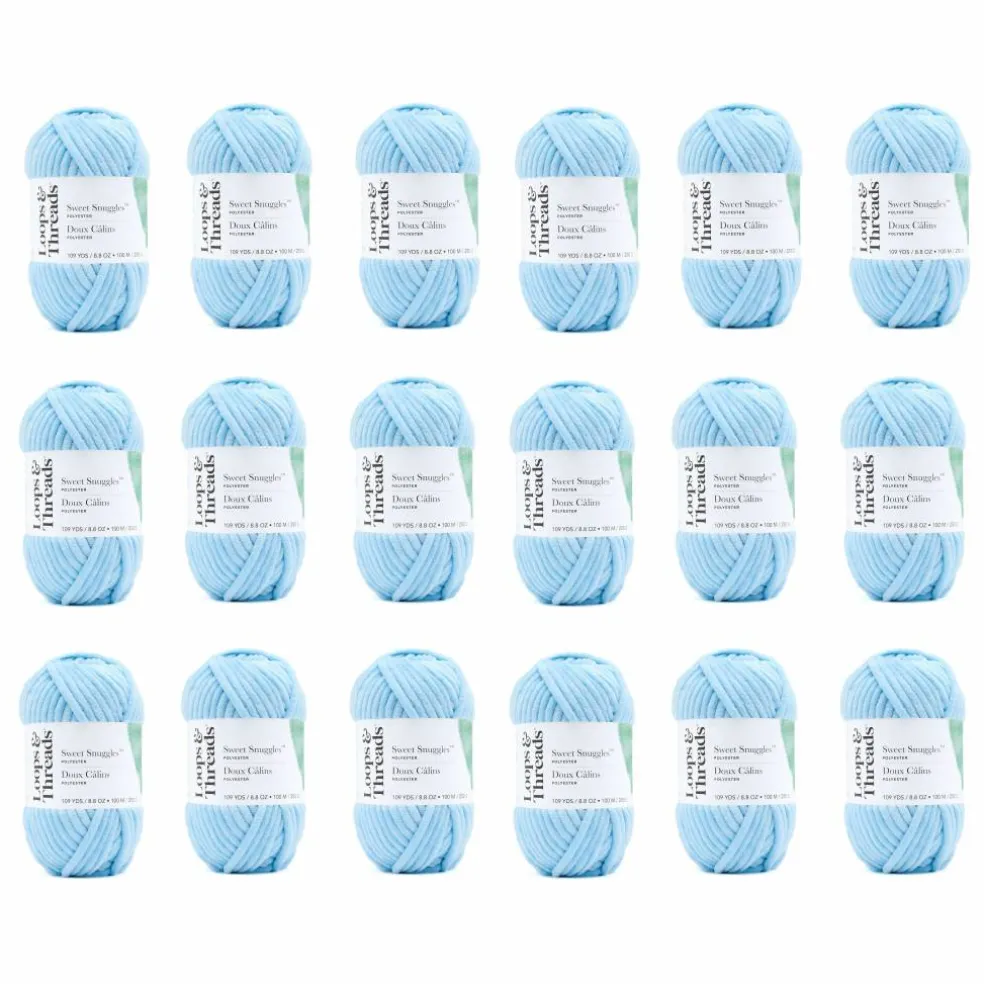 18 Pack: Sweet Snuggles™ Yarn by Loops & Threads®