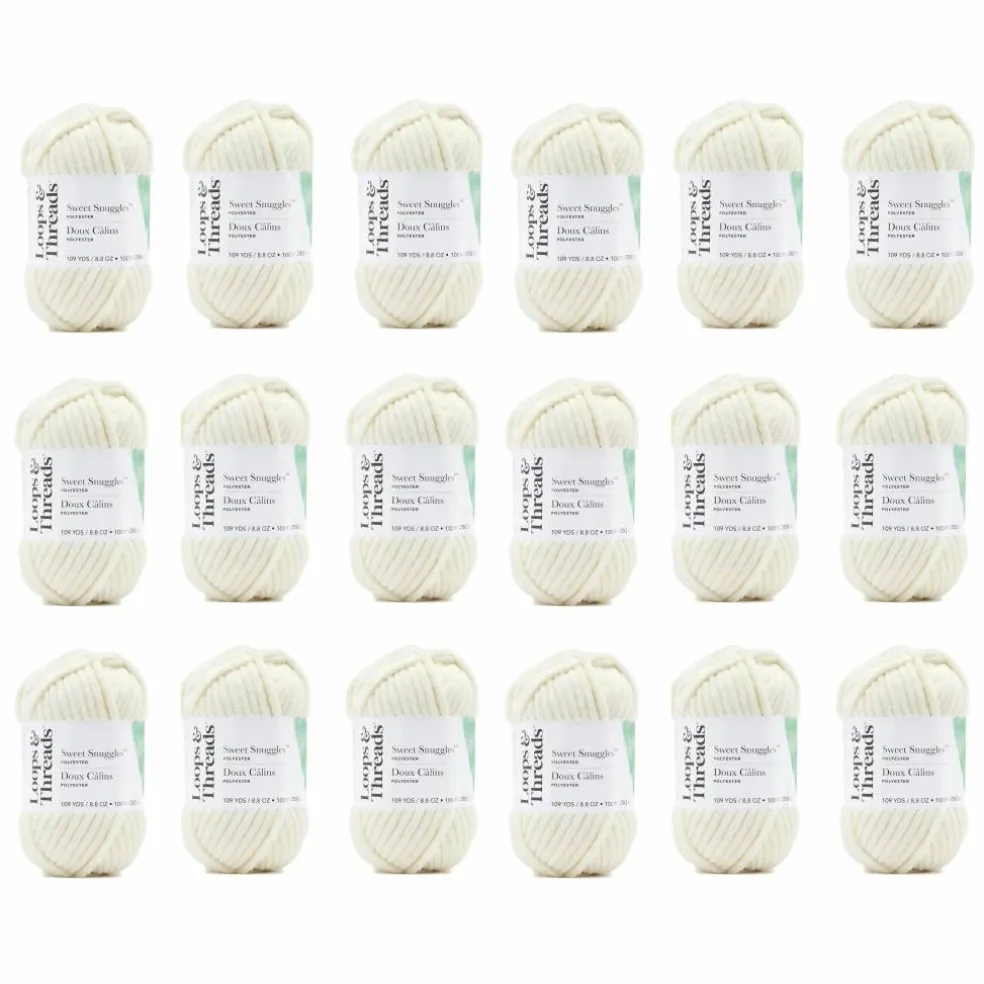 18 Pack: Sweet Snuggles™ Yarn by Loops & Threads®