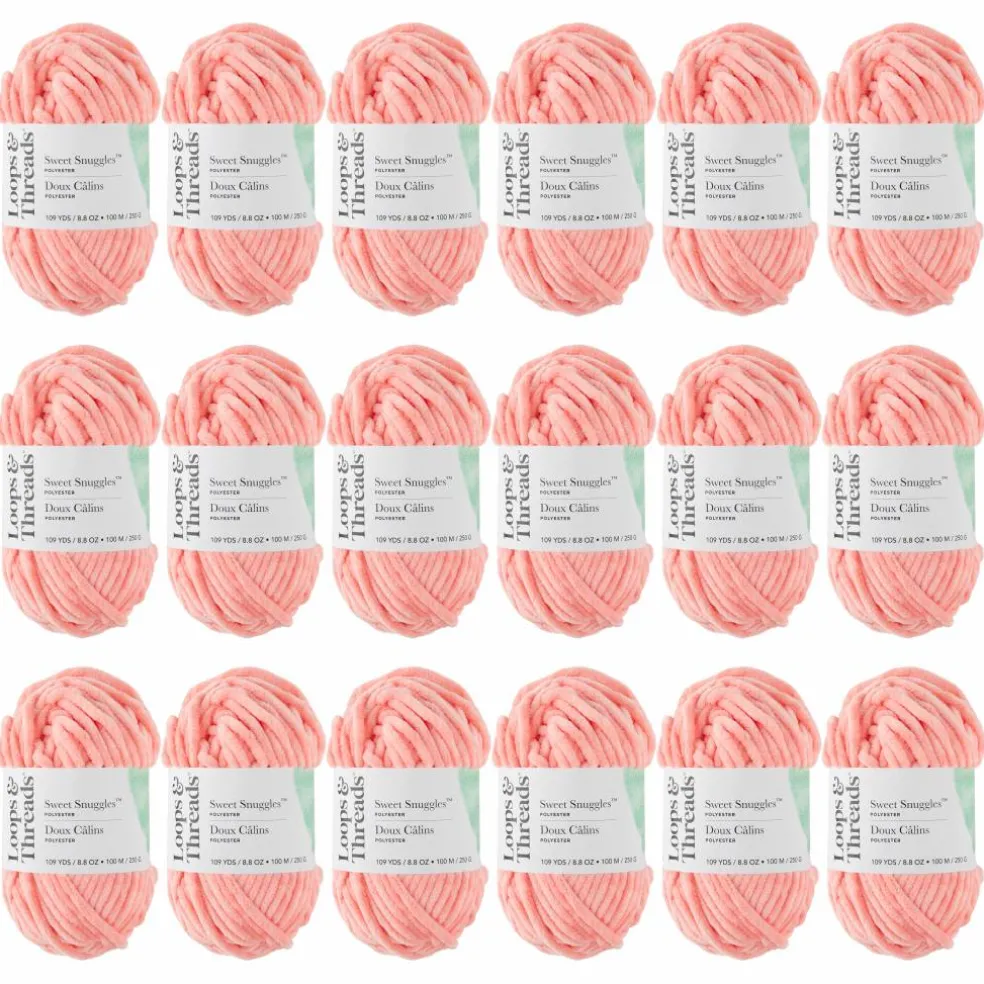 18 Pack: Sweet Snuggles™ Yarn by Loops & Threads®