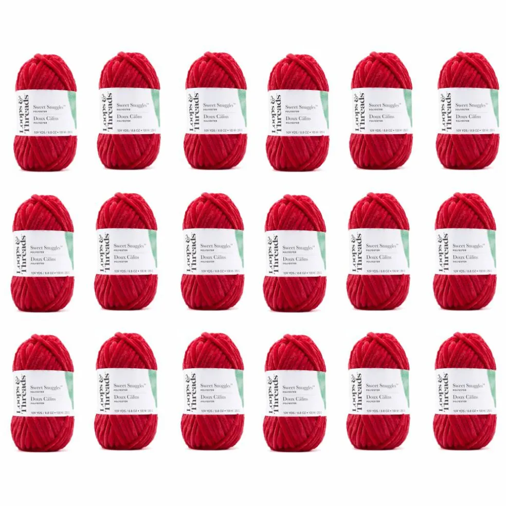 18 Pack: Sweet Snuggles™ Yarn by Loops & Threads®