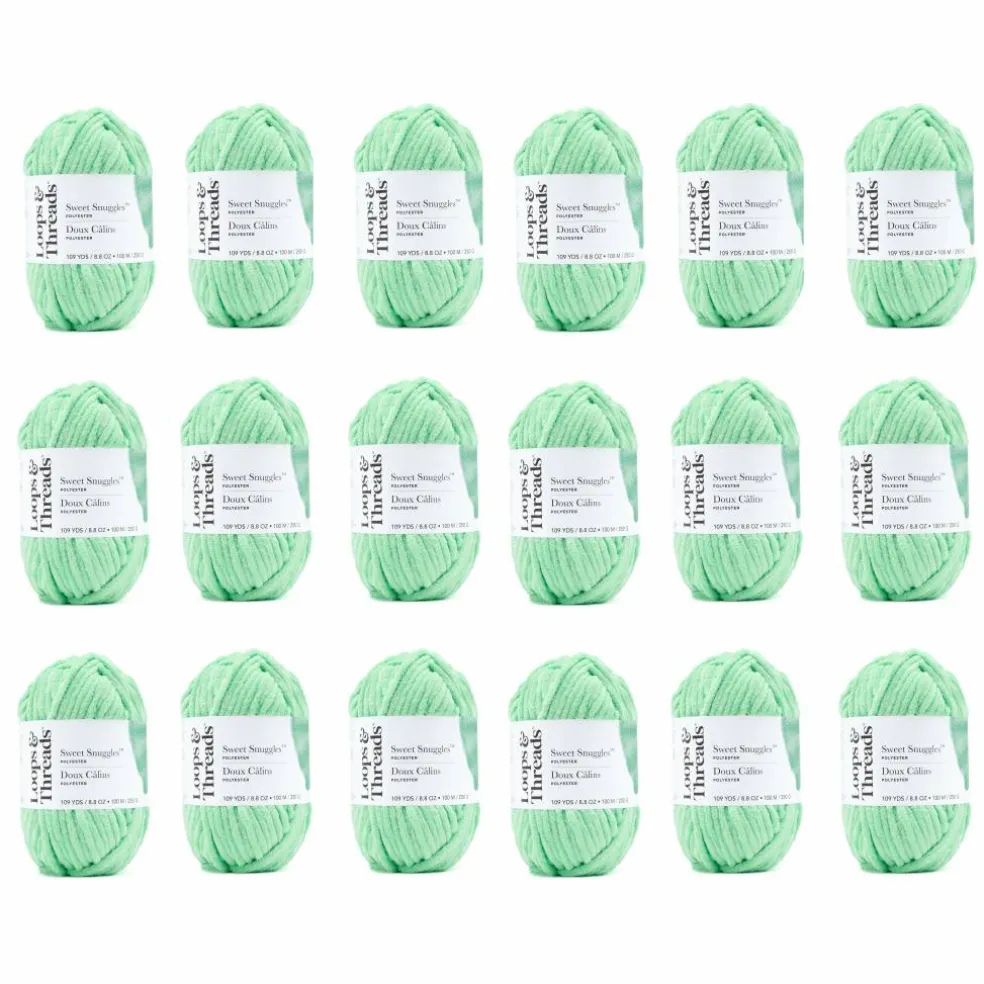 18 Pack: Sweet Snuggles™ Yarn by Loops & Threads®