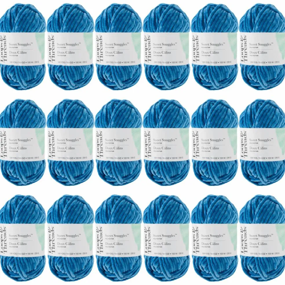 18 Pack: Sweet Snuggles™ Yarn by Loops & Threads®