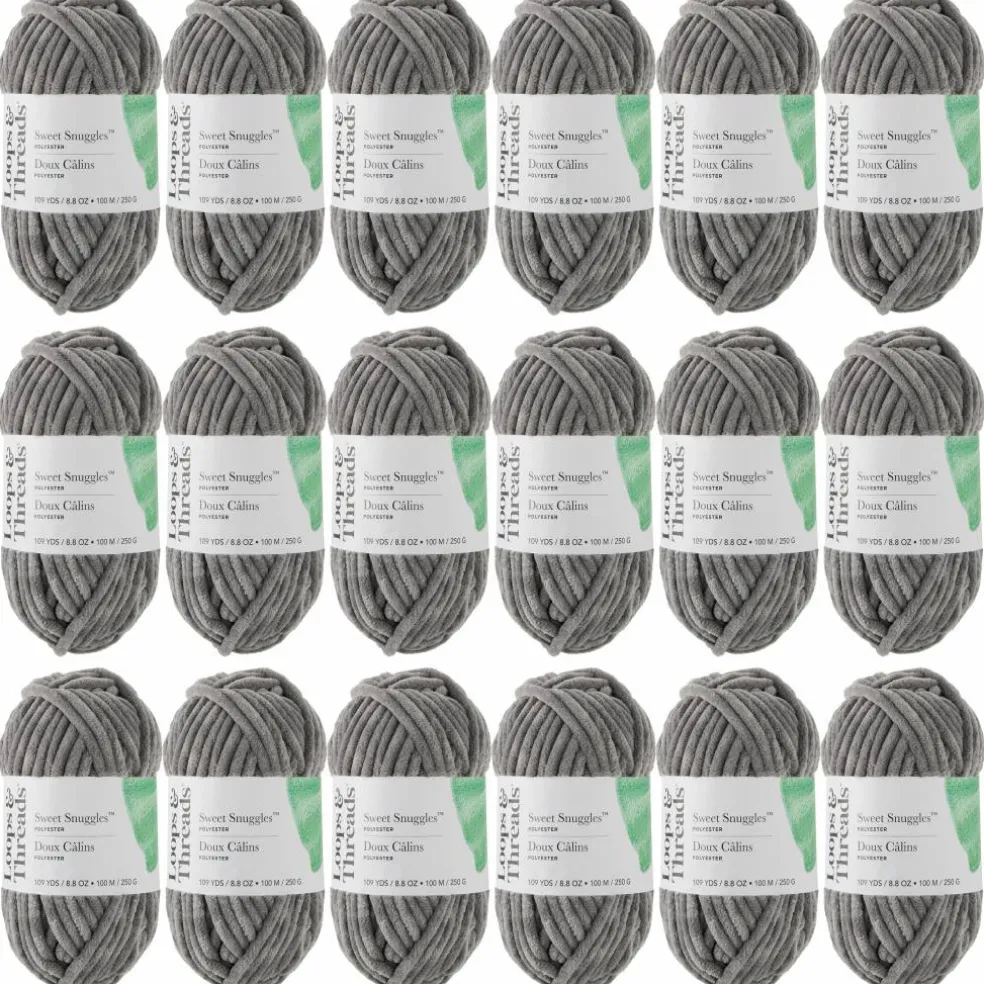 18 Pack: Sweet Snuggles™ Yarn by Loops & Threads®