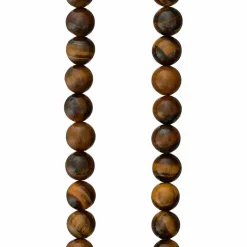 12 Pack:  Tiger Eye Round Beads, 8mm by Bead Landing™