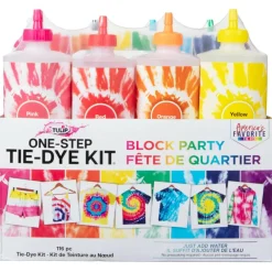 4 Pack: Tulip® Block Party One-Step Tie-Dye Kit