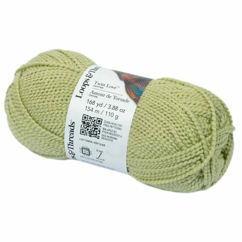 6 Pack: Twist Love™ Cotton Yarn by Loops & Threads®