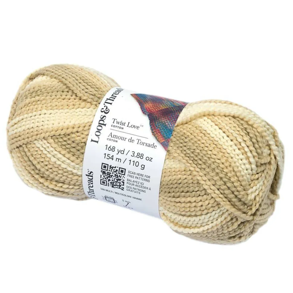 6 Pack: Twist Love™ Cotton Yarn by Loops & Threads®