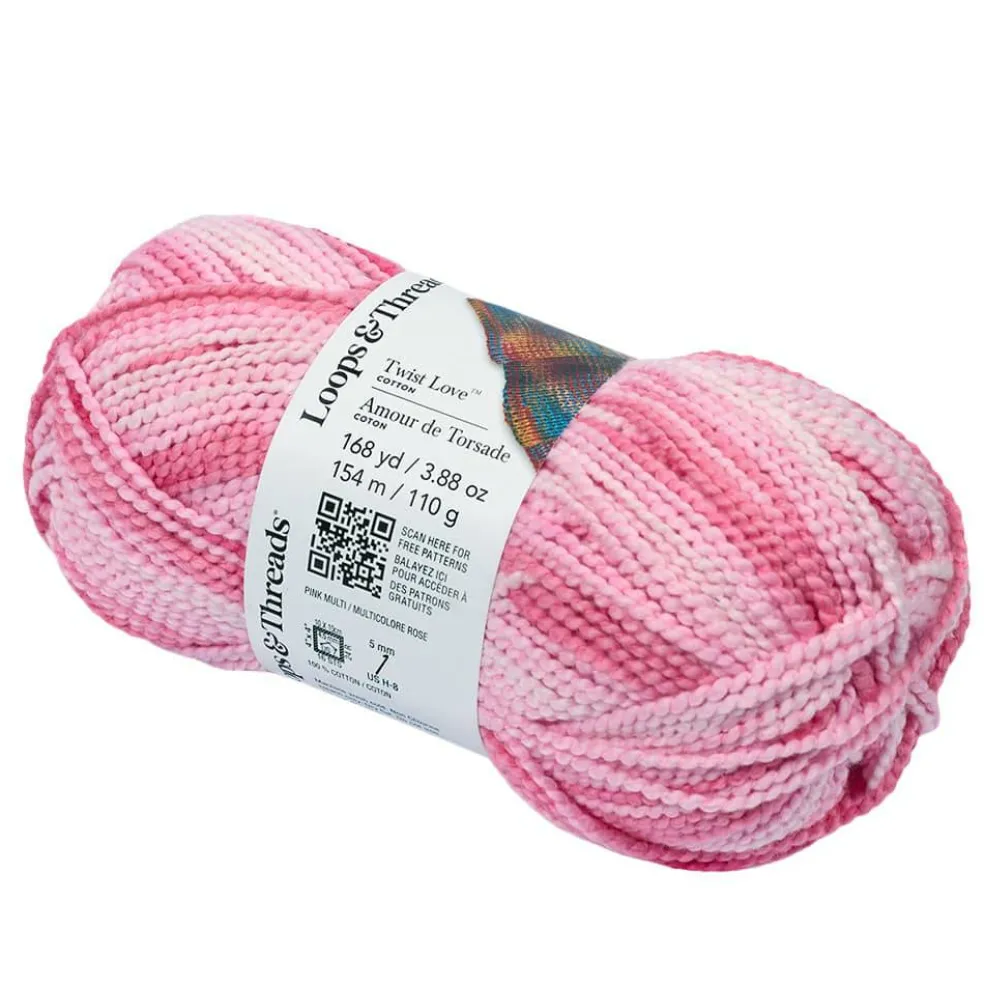 6 Pack: Twist Love™ Cotton Yarn by Loops & Threads®
