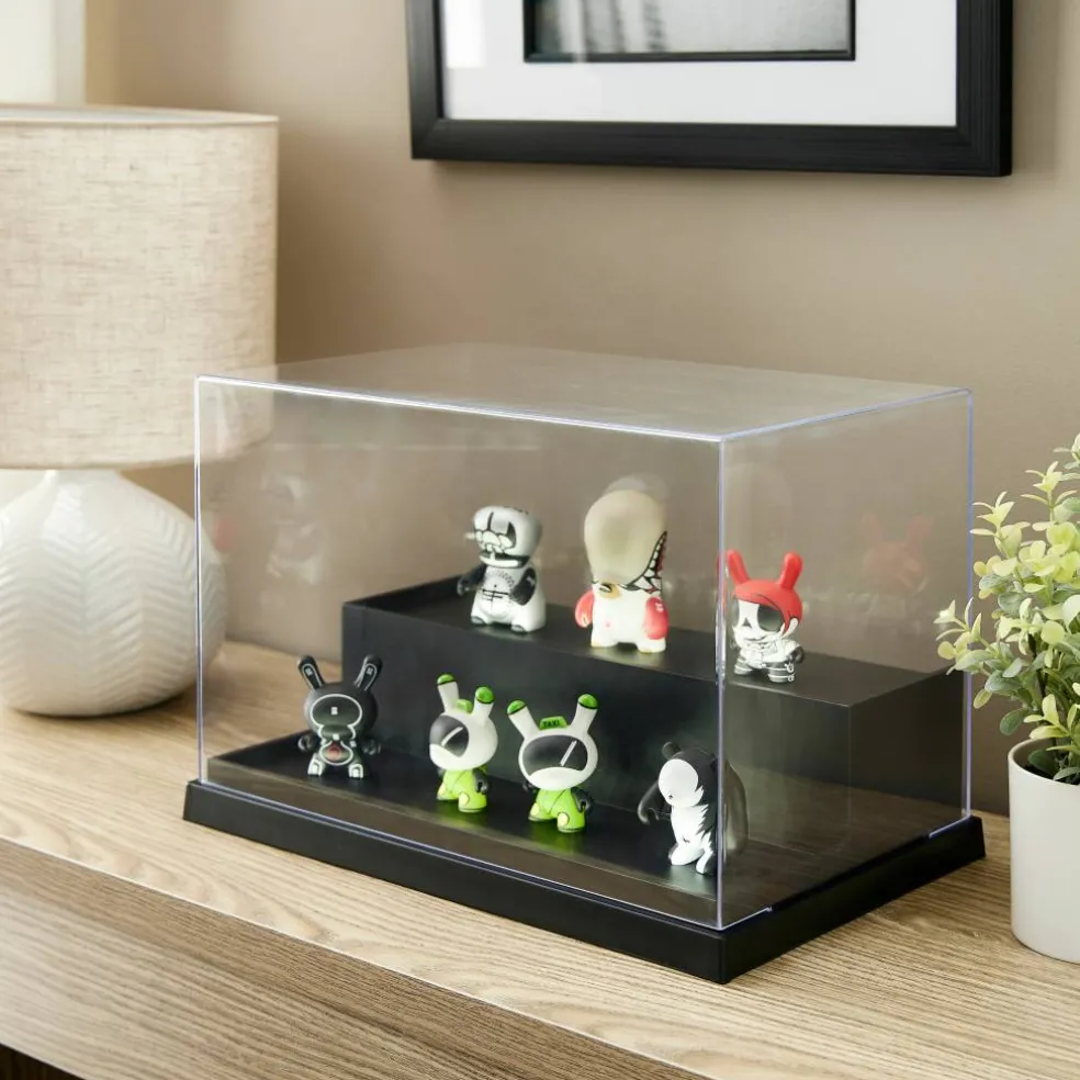 6 Pack: Two-Tiered LED Display Case by Studio Décor®