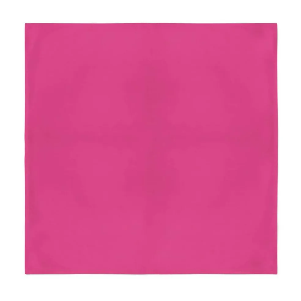 15 Pack Unisex Solid 100% Cotton Plain Bandanas - Bulk Wholesale