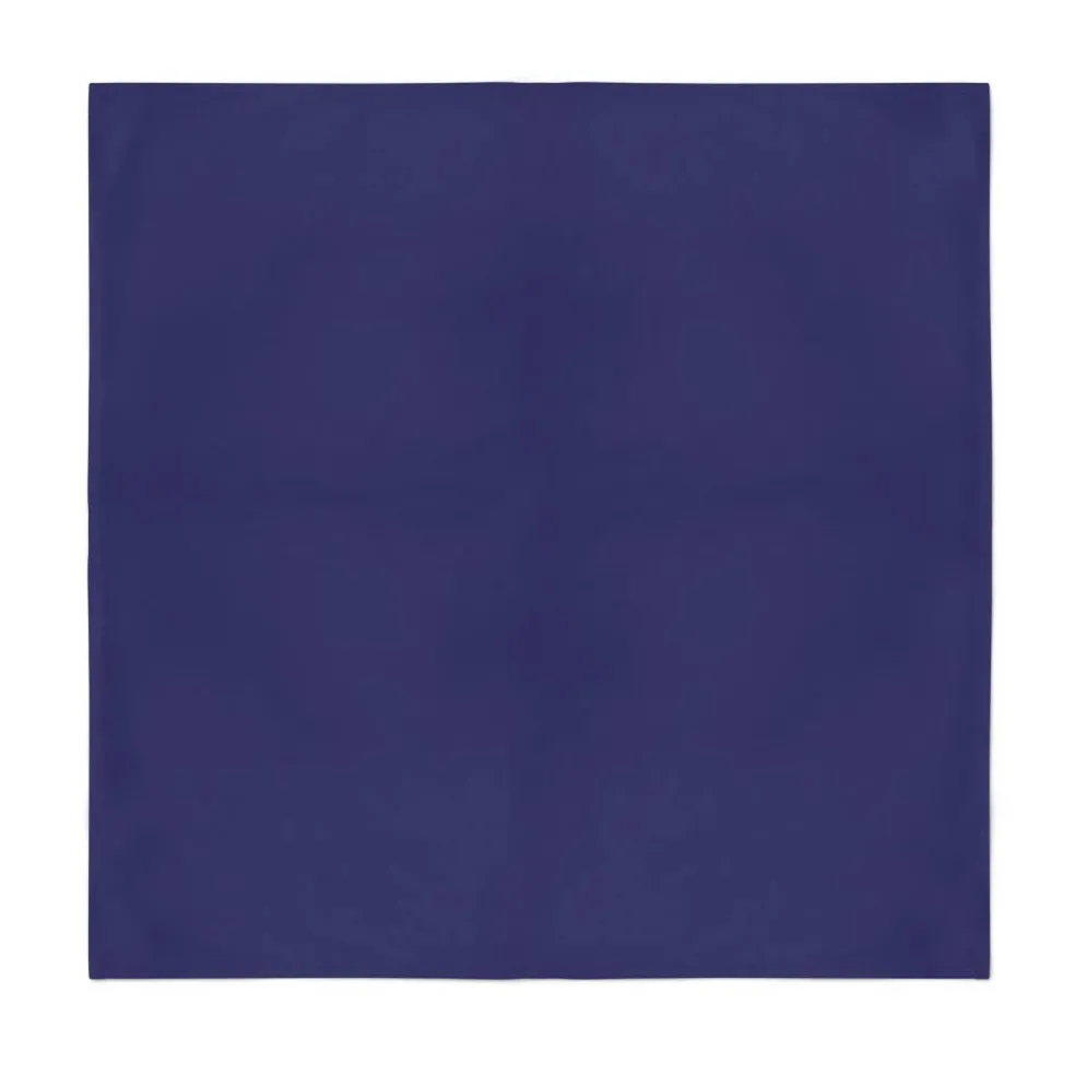 15 Pack Unisex Solid 100% Cotton Plain Bandanas - Bulk Wholesale