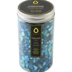 12 Pack: Vunder™ Crushed Turquoise Mother of Pearl Shells