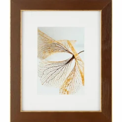 8 Pack: Walnut & Gold Trim Frame with Mat, Gallery by Studio Décor®