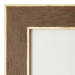8 Pack: Walnut & Gold Trim Frame with Mat, Gallery by Studio Décor®