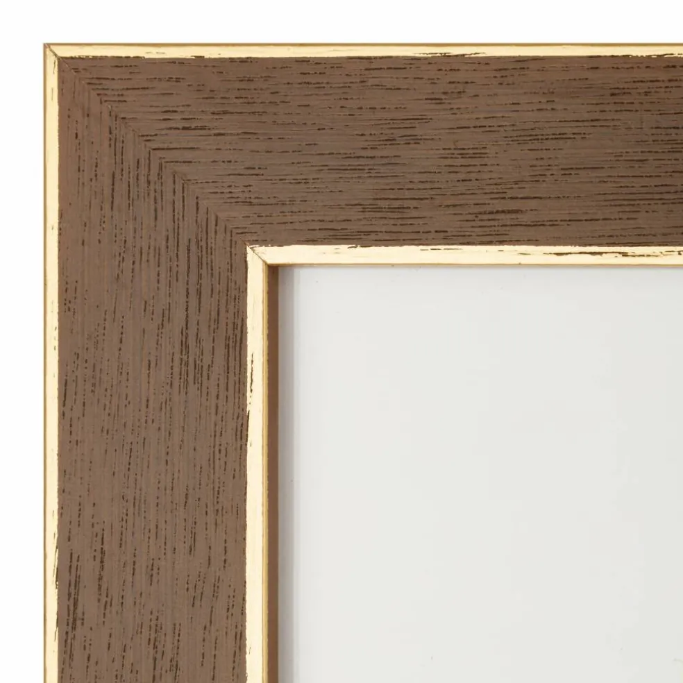 8 Pack: Walnut & Gold Trim Frame with Mat, Gallery by Studio Décor®