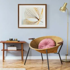 8 Pack: Walnut & Gold Trim Frame with Mat, Gallery by Studio Décor®