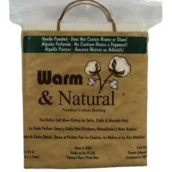 6 Pack: Warm & Natural® 34" x 45" Pre-Cut Craft Cotton Batting