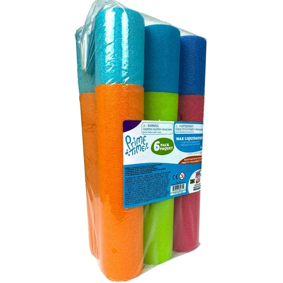 6-Pack Water Blaster Set, Multicolor