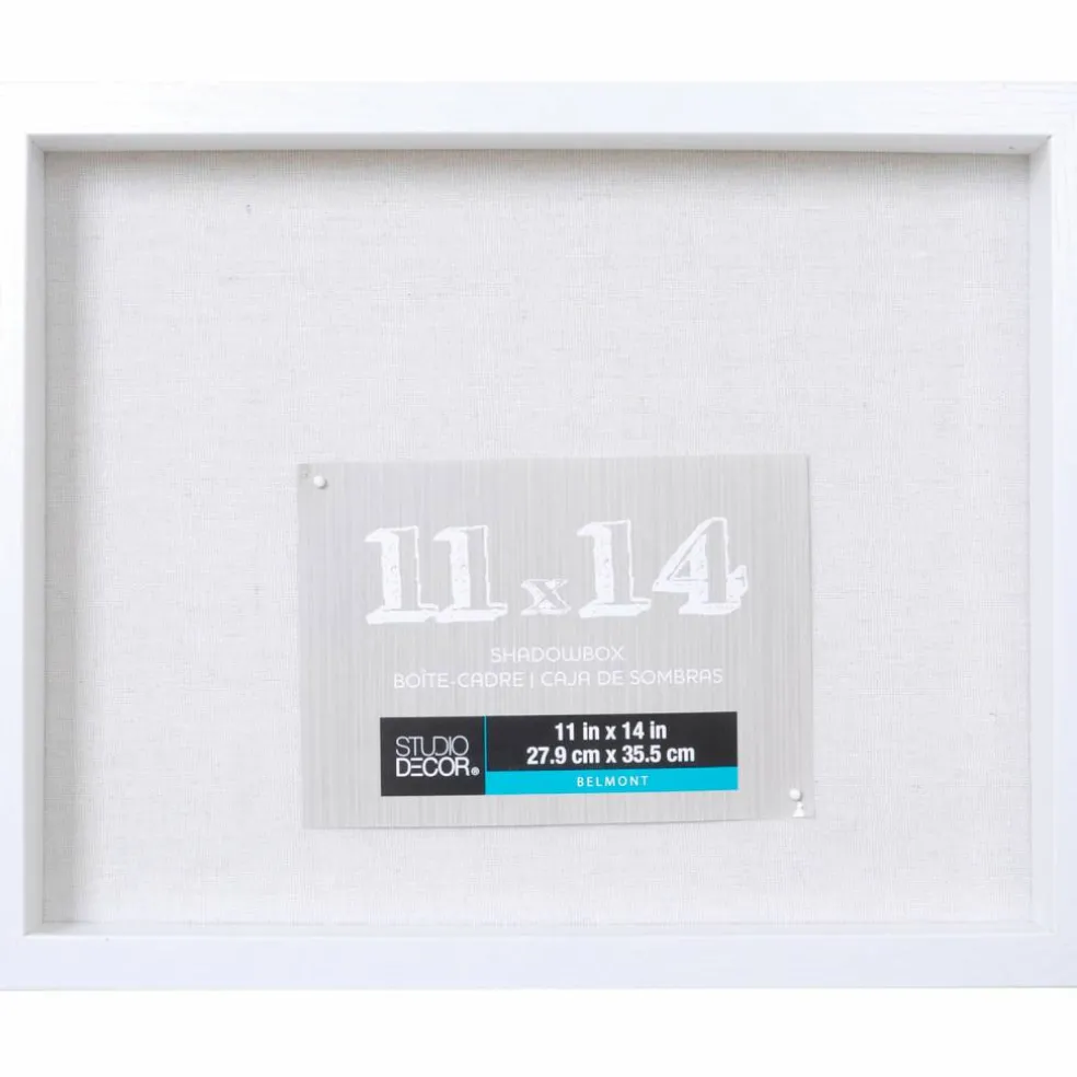 8 Pack: White Belmont 11" x 14" Shadowbox by Studio Décor®