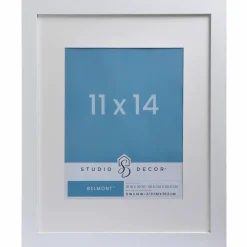 8 Pack: White Frame with Mat, Belmont by Studio Décor®