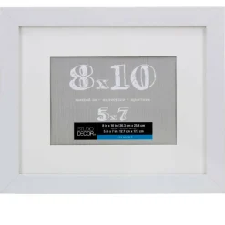8 Pack: White Frame with Mat, Belmont by Studio Décor®