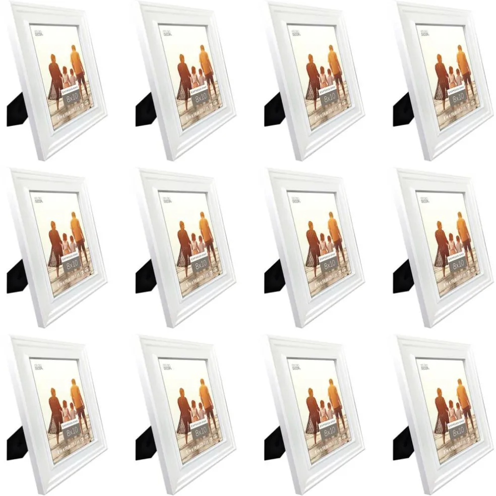 12 Pack: White Frieze 8" x 10" Frame, Expressions™ by Studio Décor®