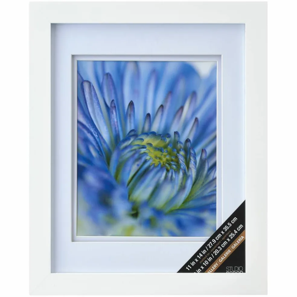 8 Pack: White Gallery Wall Frame with Double Mat Airfloat Gallery™ by Studio Décor®