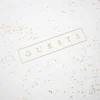 6 Pack: White & Gold Guest Book & Pen Set by Celebrate It™